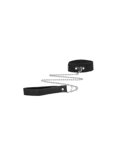Collier Velcro avec Laisse et Menottes Ouch! by Shots pour jeux BDSM-4