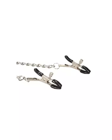 Collier Velcro Ouch! by Shots avec Pinces à Tétons pour jeux BDSM-5