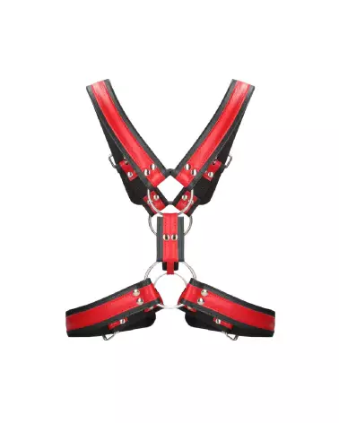 Harnais en cuir écossais Ouch! by Shots pour homme taille L/XL-4