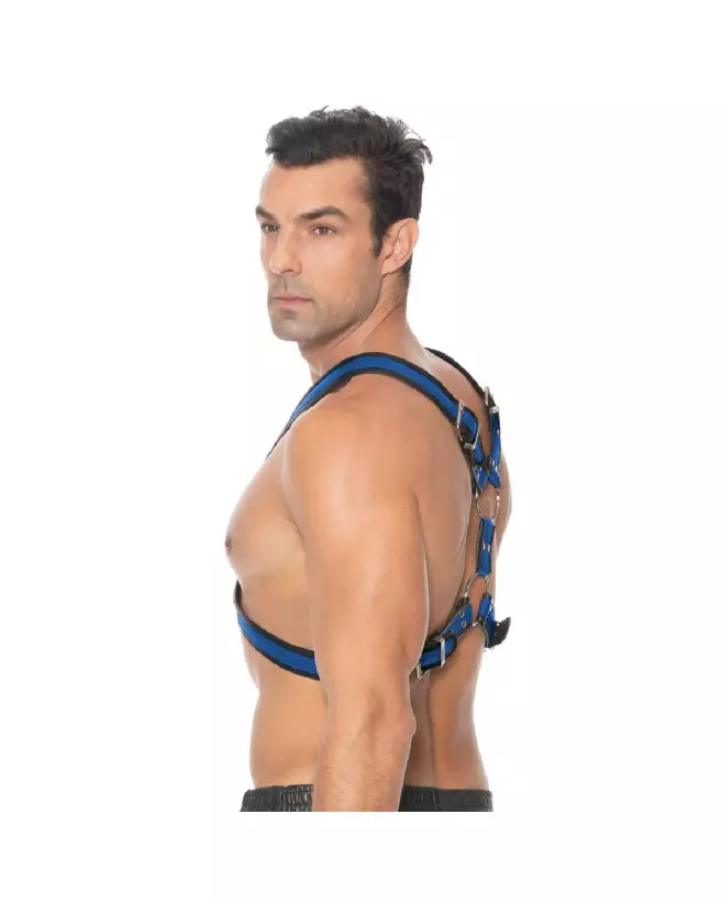 Harnais en cuir écossais Ouch! by Shots taille S/M pour homme-6