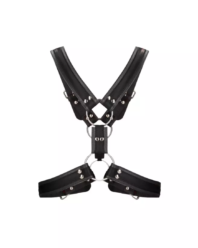 Harnais en cuir écossais Ouch! by Shots taille S/M pour homme-4