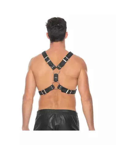 Harnais en cuir écossais Ouch! by Shots taille S/M pour homme-5