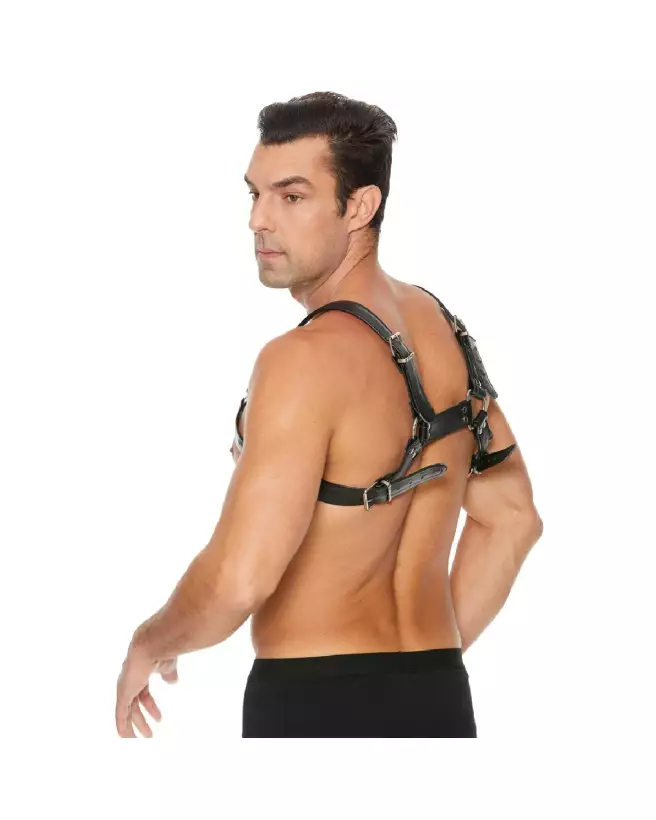 Harnais Bulldog en Cuir L/XL Ouch! by Shots pour Homme-6