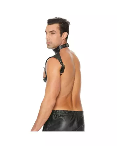 Harnais homme Ouch! by Shots avec collier intégré en taille unique-7