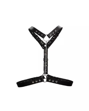 Harnais en cuir Twisted Bit pour homme de Ouch! by Shots-4