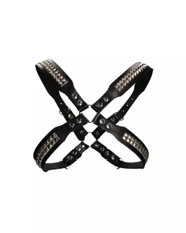 Harnais homme Ouch! by Shots Pyramid Stud en cuir taille unique-4