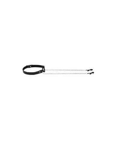 Image du Ball Gag O-Ring avec pinces à mamelons de Ouch! by Shots pour jeux BDSM-5