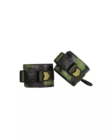 Menottes de cheville thème militaire Ouch! by Shots pour BDSM-4