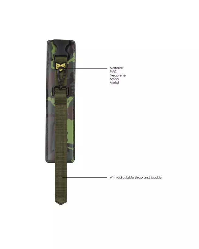 Menottes de cheville thème militaire Ouch! by Shots pour BDSM-6