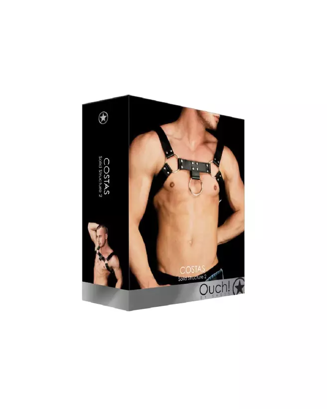 Harnais Homme Costas Solid Structure 2 Armor par Ouch! by Shots en action-2