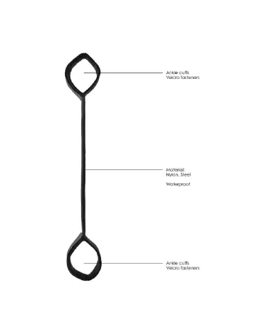 Image de barre d'écartement avec menottes Ouch! by Shots pour jeux de bondage-6