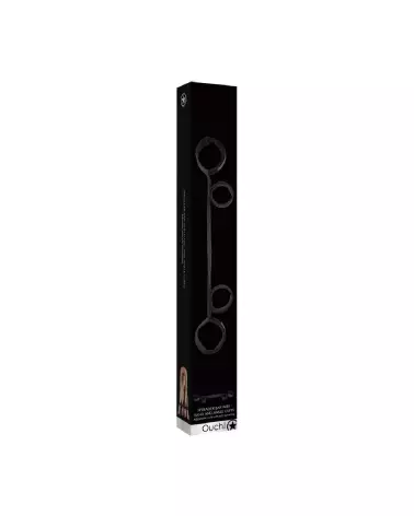Barre d'écartement Ouch avec menottes pour mains et chevilles pour bondage-2