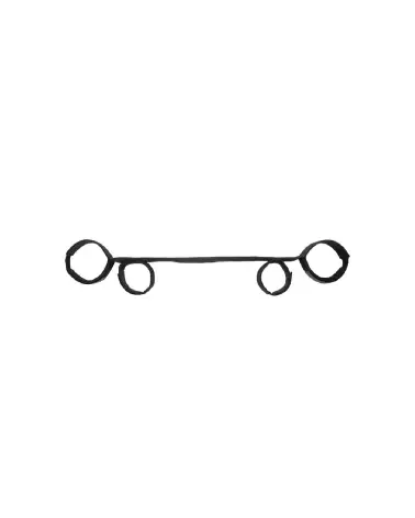 Barre d'écartement Ouch avec menottes pour mains et chevilles pour bondage-5