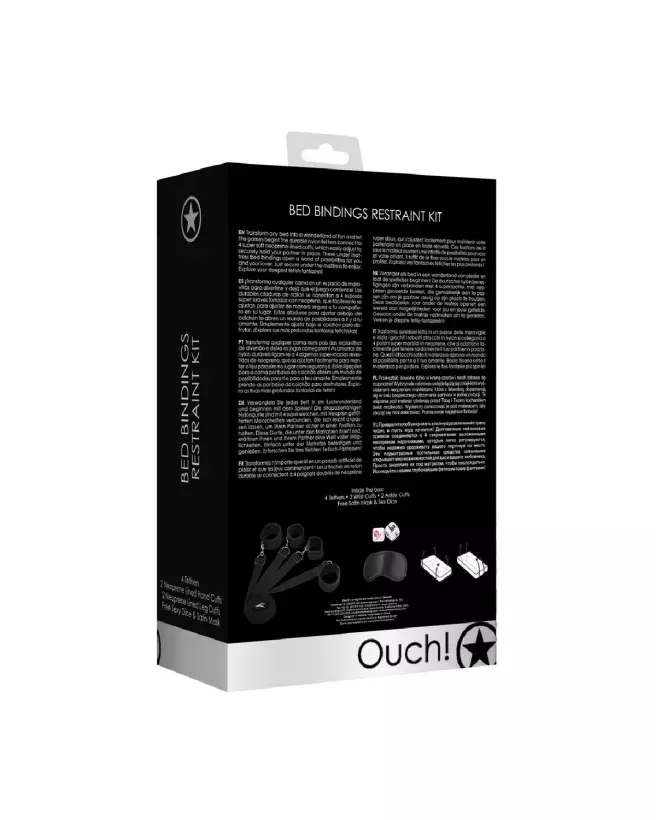 Photo du Kit de Contrainte de Lit Ouch! by Shots, Accessoire de Bondage-3