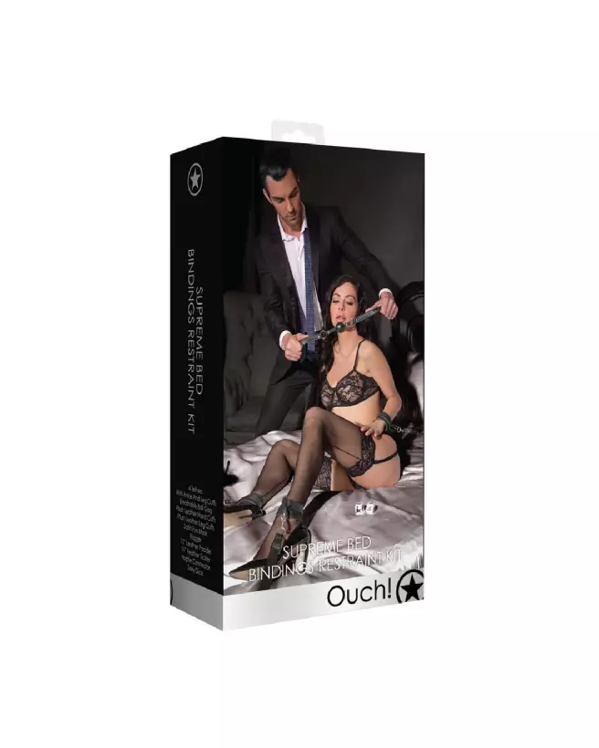 Kit de Contraintes Supreme Bed Bindings Ouch! by Shots pour lit-2