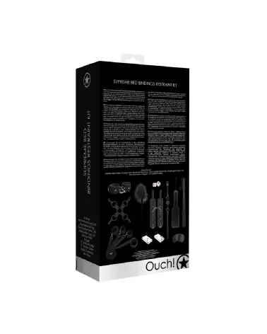 Kit de Contraintes Supreme Bed Bindings Ouch! by Shots pour lit-3