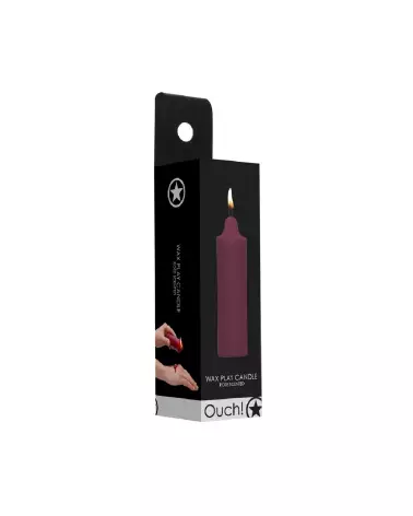 Bougie basse température Wax Play Ouch! by Shots parfumée à la rose pour jeux de cire-2