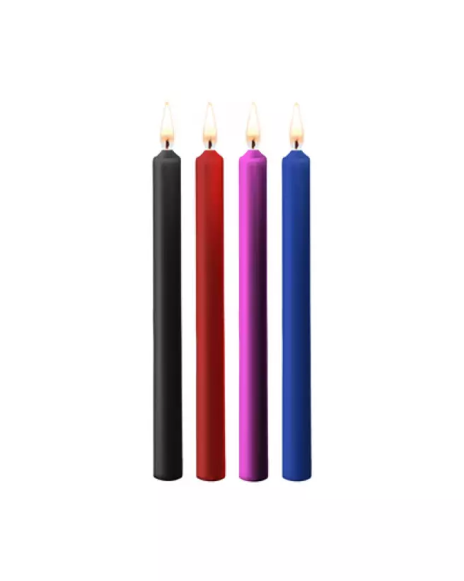 Image des bougies basse température multicolores Ouch! by Shots pour jeux sensoriels-1
