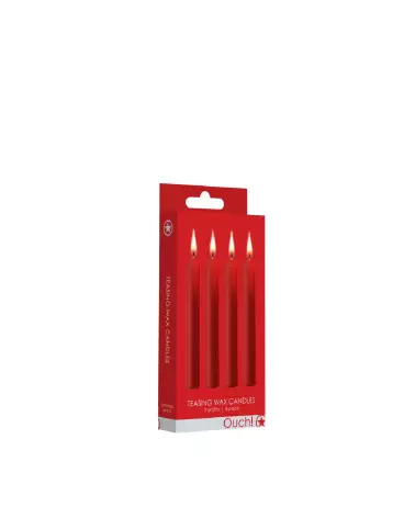 Bougies basse température rouges Ouch! by Shots pour jeux sensuels-2