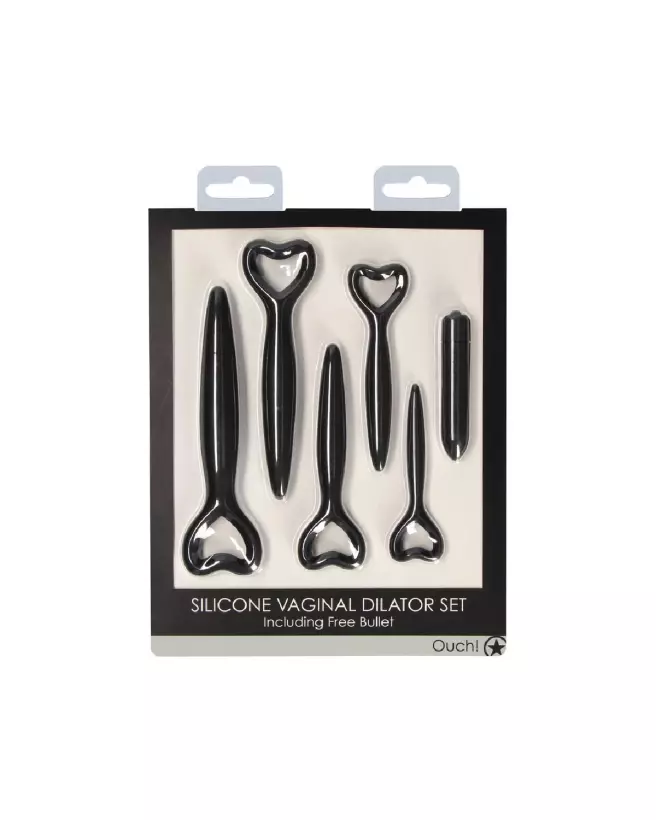 Set de dilatateurs vaginaux en silicone Ouch! pour vaginisme, confort et rééducation douce-2