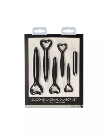 Set de dilatateurs vaginaux en silicone Ouch! pour vaginisme, confort et rééducation douce-2