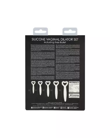 Set de dilatateurs vaginaux en silicone Ouch! pour vaginisme, confort et rééducation douce-3
