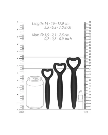 Set de dilatateurs vaginaux en silicone Ouch! pour vaginisme, confort et rééducation douce-7