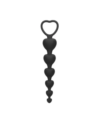Image des Anal Heart Beads d'Ouch! en forme de cœur pour plaisir anal-1