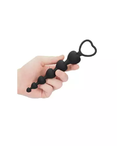 Image des Anal Heart Beads d'Ouch! en forme de cœur pour plaisir anal-4