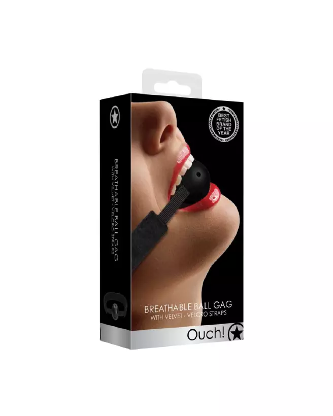Baillon réglable et respirant Ouch! by Shots pour jeux de bondage-2