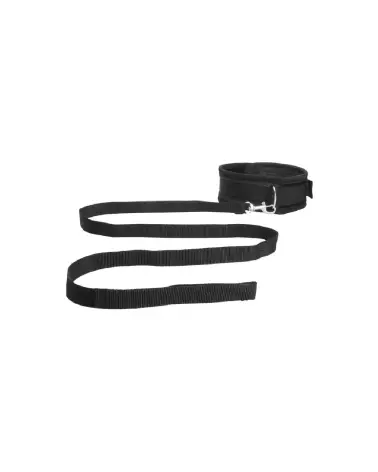 Collier en velours ajustable avec laisse pour chiens par Ouch! by Shots-4