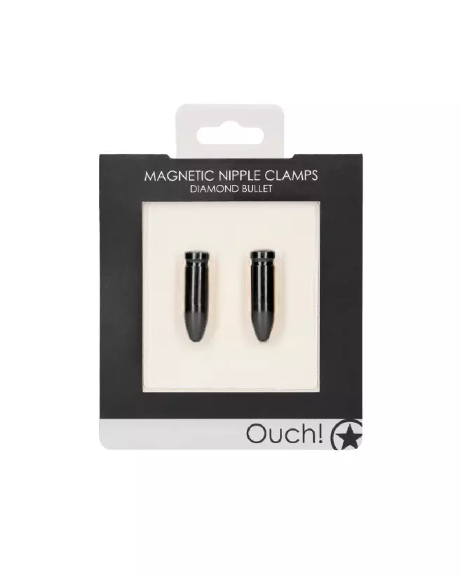 Image des pinces à tétons Diamond Bullet d'Ouch! by Shots, accessoire érotique pour stimulation-3