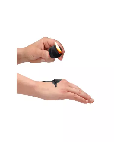 Bougies bas température Ouch! Disobedient noires pour jeux sensuels et BDSM-5