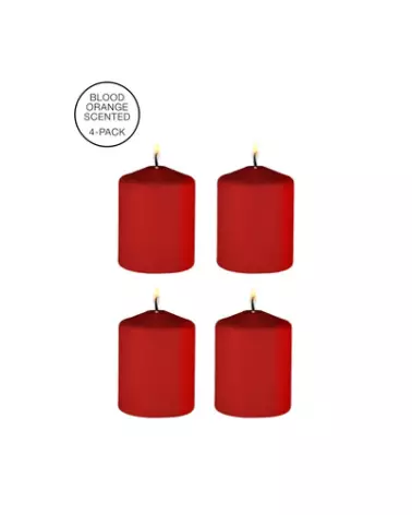 Ouch! Shots Tease Candles Sinful rouges pour jeux de température basse-1