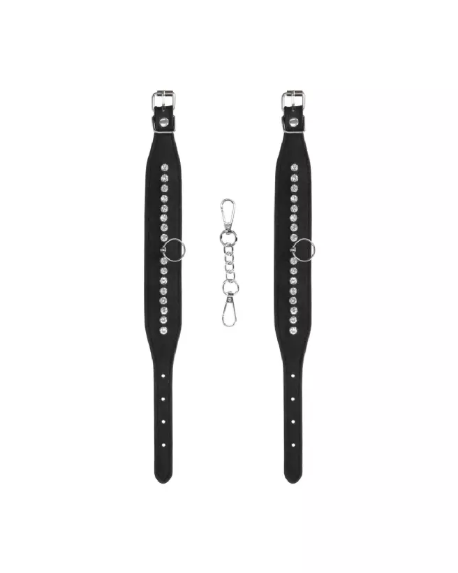 Menottes chevilles Diamond Studded de Ouch! by Shots avec incrustations de diamants-5
