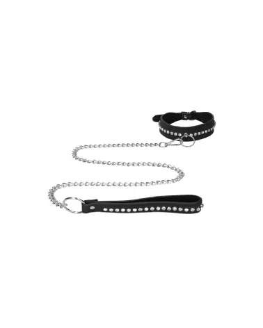 Collier et laisse sertis de diamants pour chien par Ouch! by Shots, luxe et élégance pour animaux-4