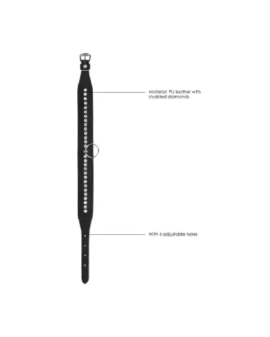 Collier et laisse sertis de diamants pour chien par Ouch! by Shots, luxe et élégance pour animaux-6