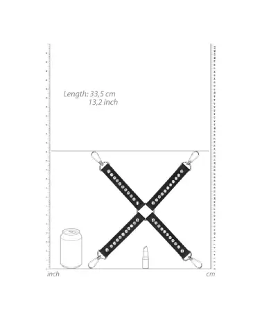 Hogtie incrusté de diamants Ouch! by Shots pour une expérience de bondage de luxe-5