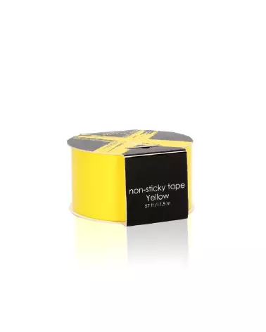 Photo d'Ouch! Xtreme Bondage Tape jaune, 17.5m, scotch de bondage sécurisé et durable-2