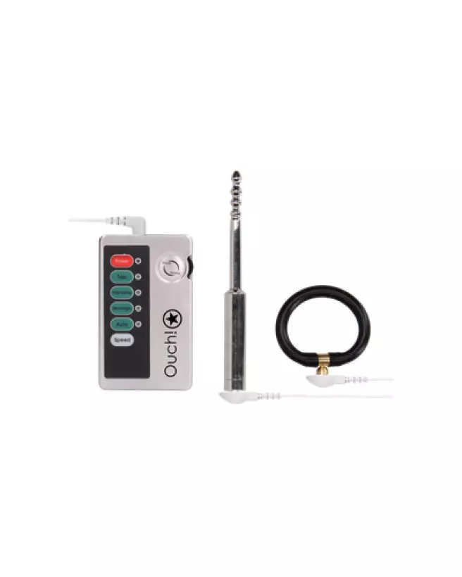 Image du Set E-stim Urethral Sounding Petite Taille par Ouch! - Tiges à Urètre pour Stimulation Électrique-1