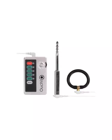 Image du Set E-stim Urethral Sounding Petite Taille par Ouch! - Tiges à Urètre pour Stimulation Électrique-1