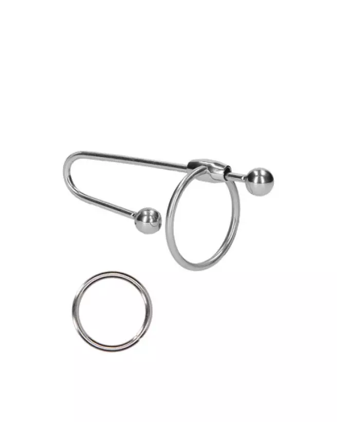 Image du Plug Pénien en Acier Inoxydable Ouch! by Shots - Tige à Urètre avec Bille-1