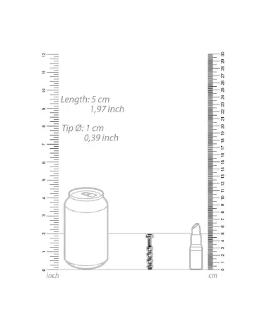 Image du Ribbed Hollow Penis Plug de Ouch! by Shots pour stimulation urétrale-3