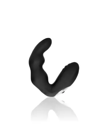 Bent Vibrating Prostate Massager Black with Remote Control by Ouch! - Stimulateur de prostate de luxe-5