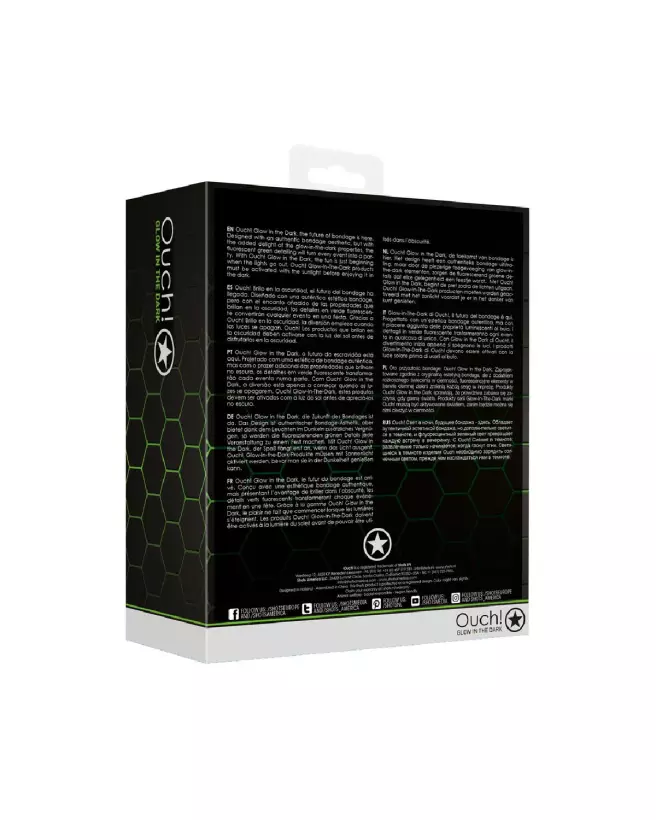 Kit Prostate Ouch! Glow in the Dark - Stimulateur prostatique ergonomique-3