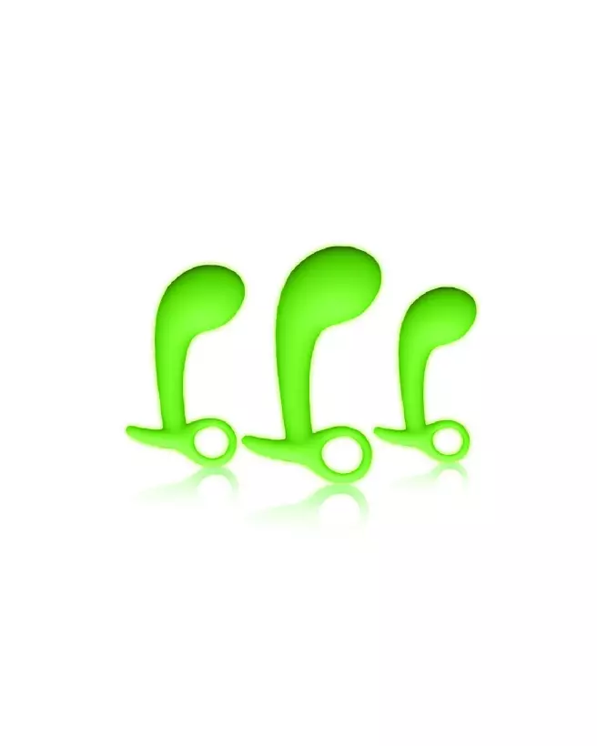 Kit Prostate Ouch! Glow in the Dark - Stimulateur prostatique ergonomique-4