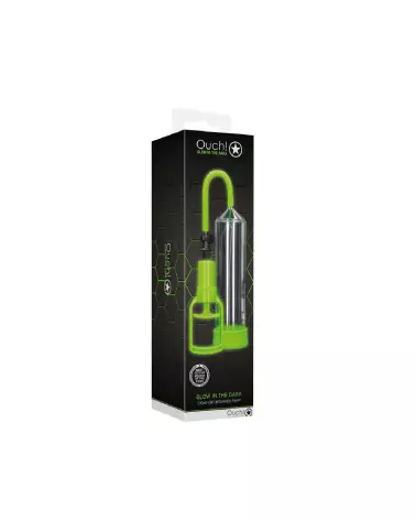 Image de la pompe à pénis Comfort Beginner Glow in the Dark de Ouch! Shots-2