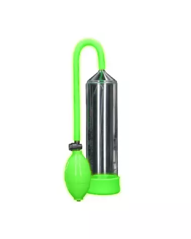 Pompe à pénis luminescente Classic de Ouch! by Shots pour performance-4
