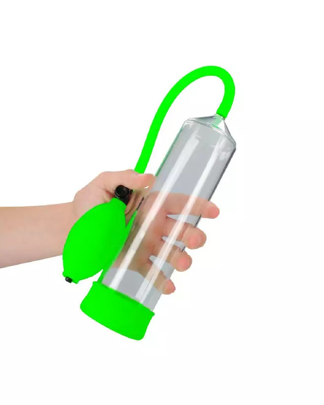 Pompe à pénis luminescente Classic de Ouch! by Shots pour performance-7
