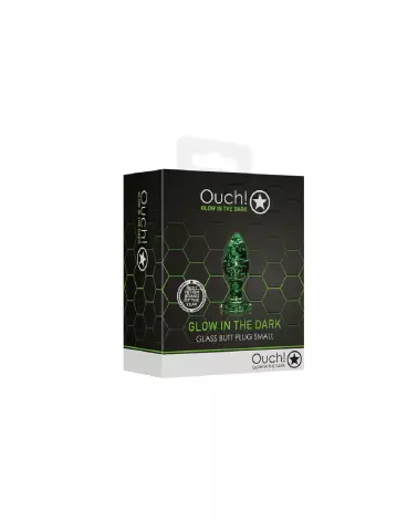 Image Plug Anal Lumineux Ouch! Shots en Verre, Taille Petite-2